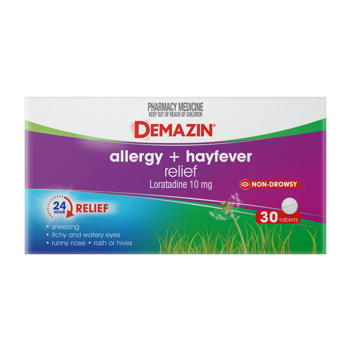 DEMAZIN hayfever allrgy rlf tab 30s