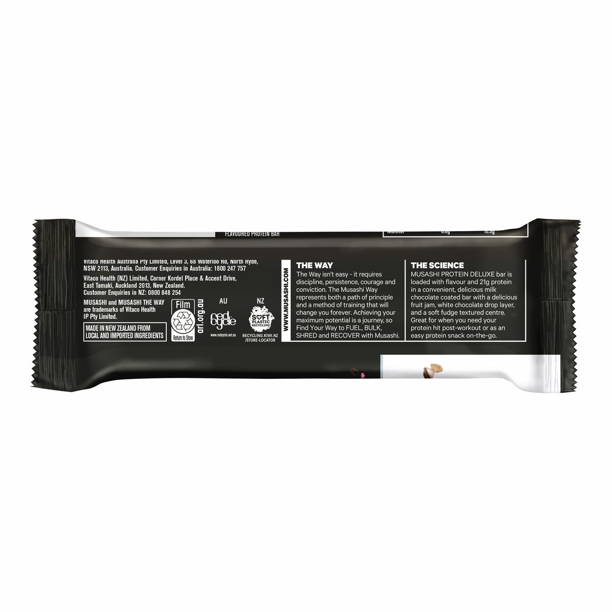 Musashi Deluxe Protein Bar Jam Donut 60g