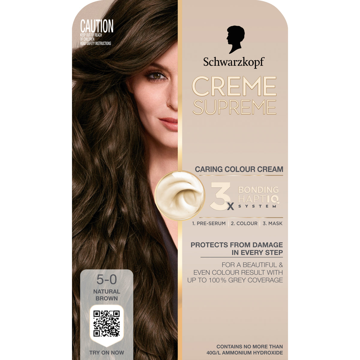 Schwarzkopf Creme Supreme 5-0 Natural Brown