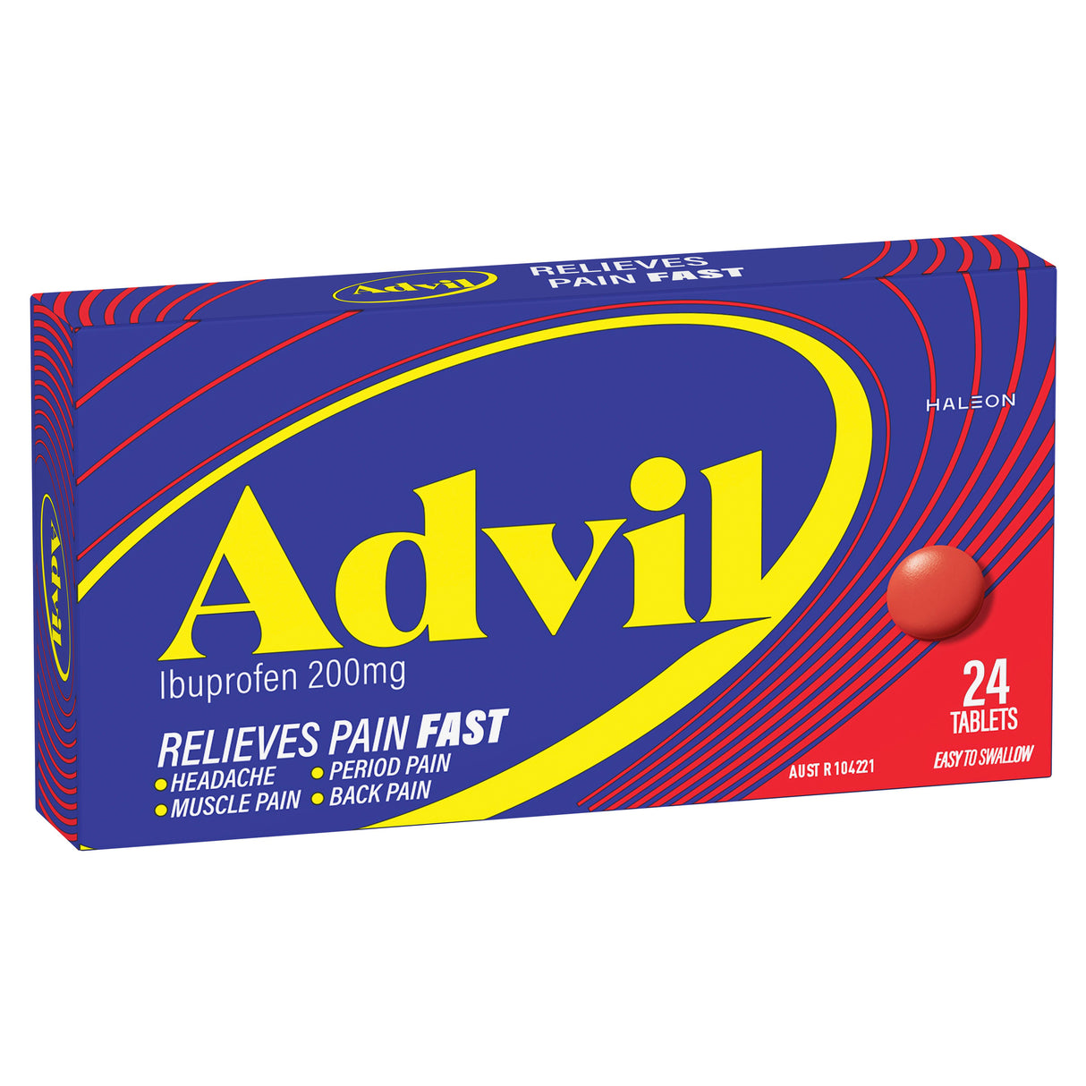 Advil Tablets 200mg Ibuprofen 24 Pack