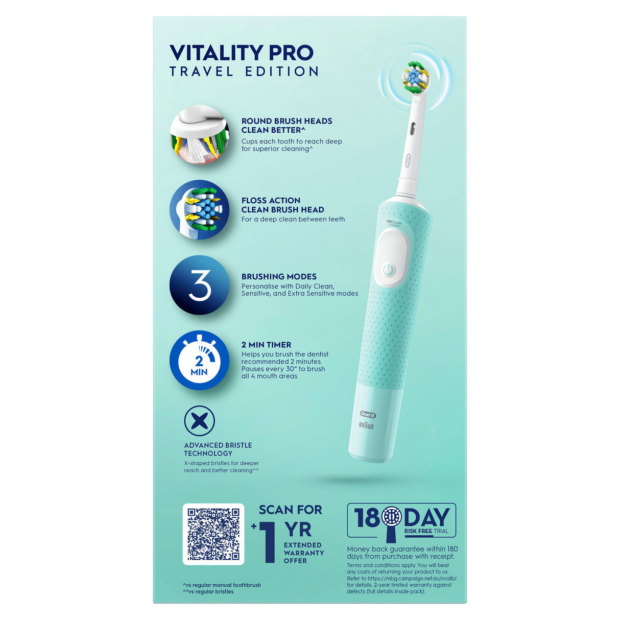 ORAL B Pro 300 Clean PBrush Mint