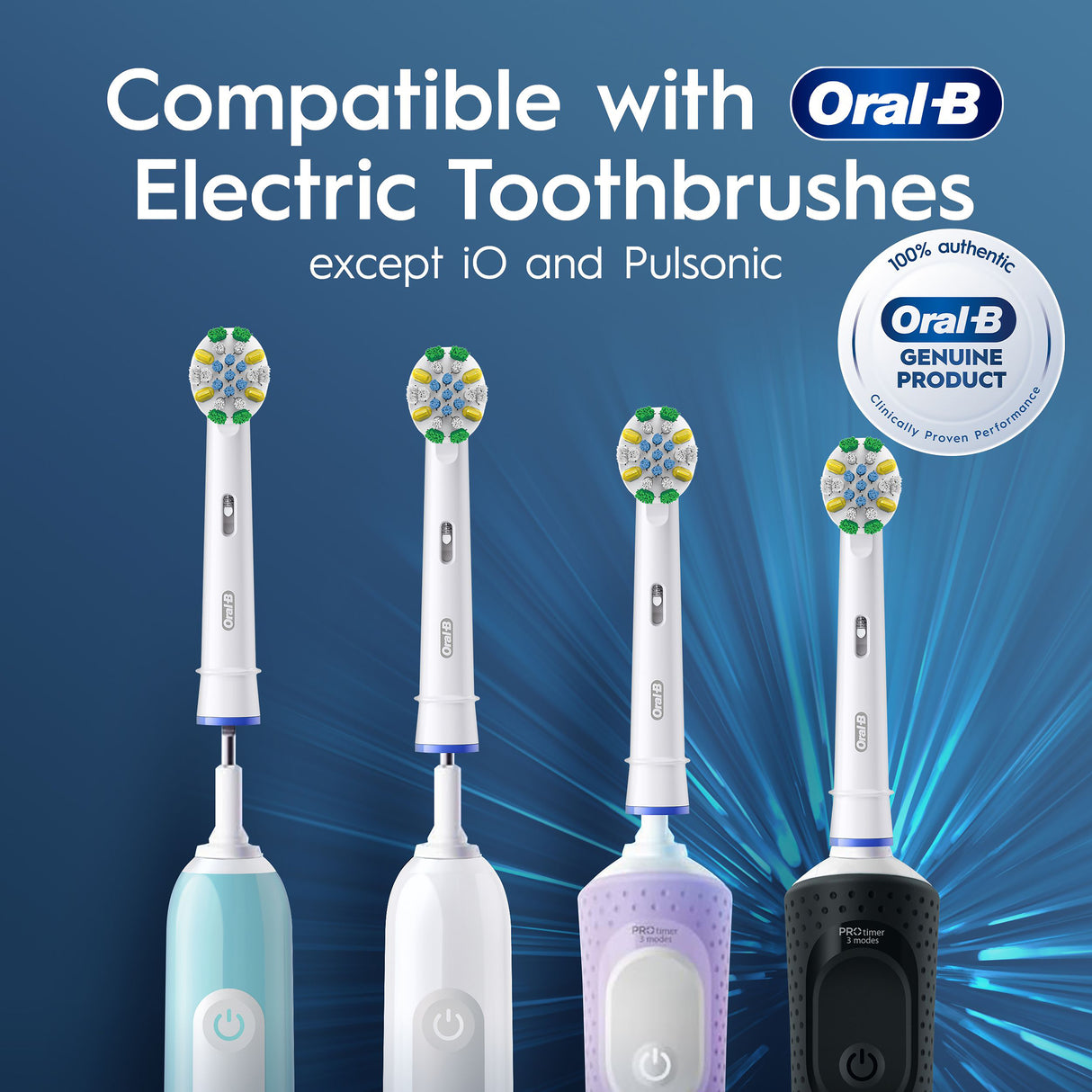 ORAL B Floss Actn Dp Cln (R) Wht 4pk