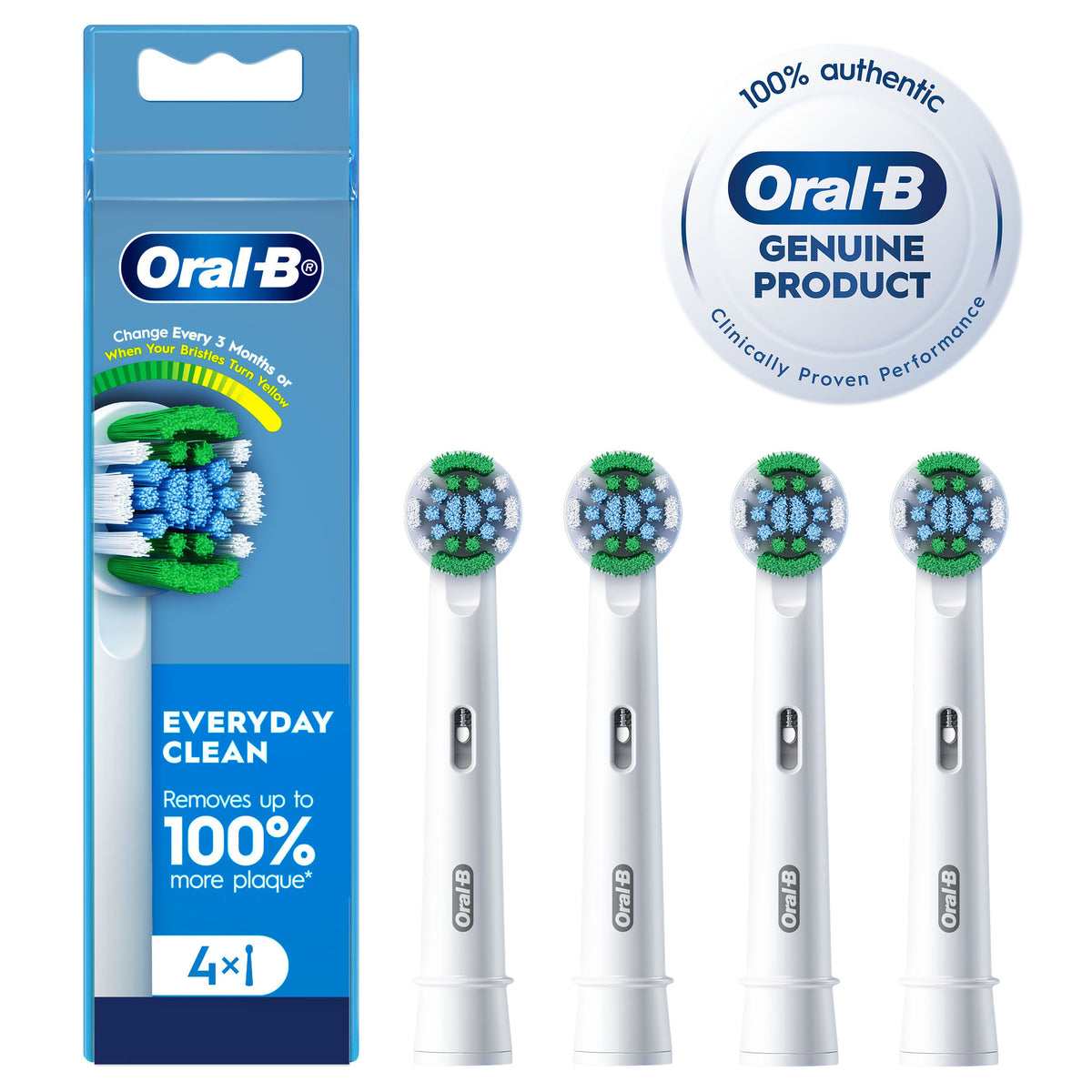 Oral-B Everday Clean (R) Wht 4pk