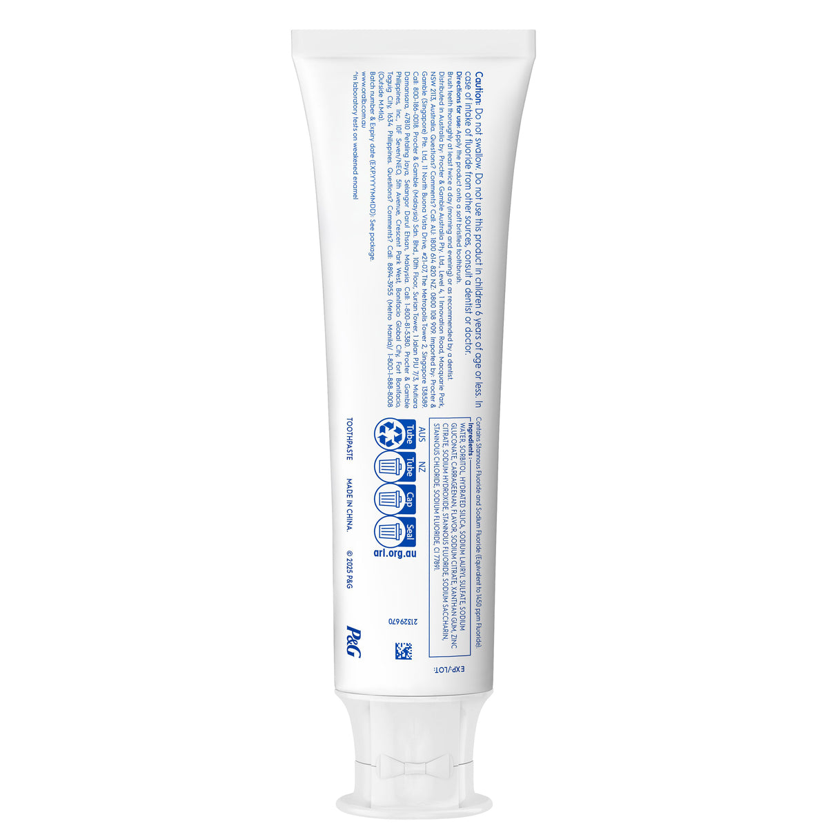 Oral-B G&E Protect Cln T/P 200g