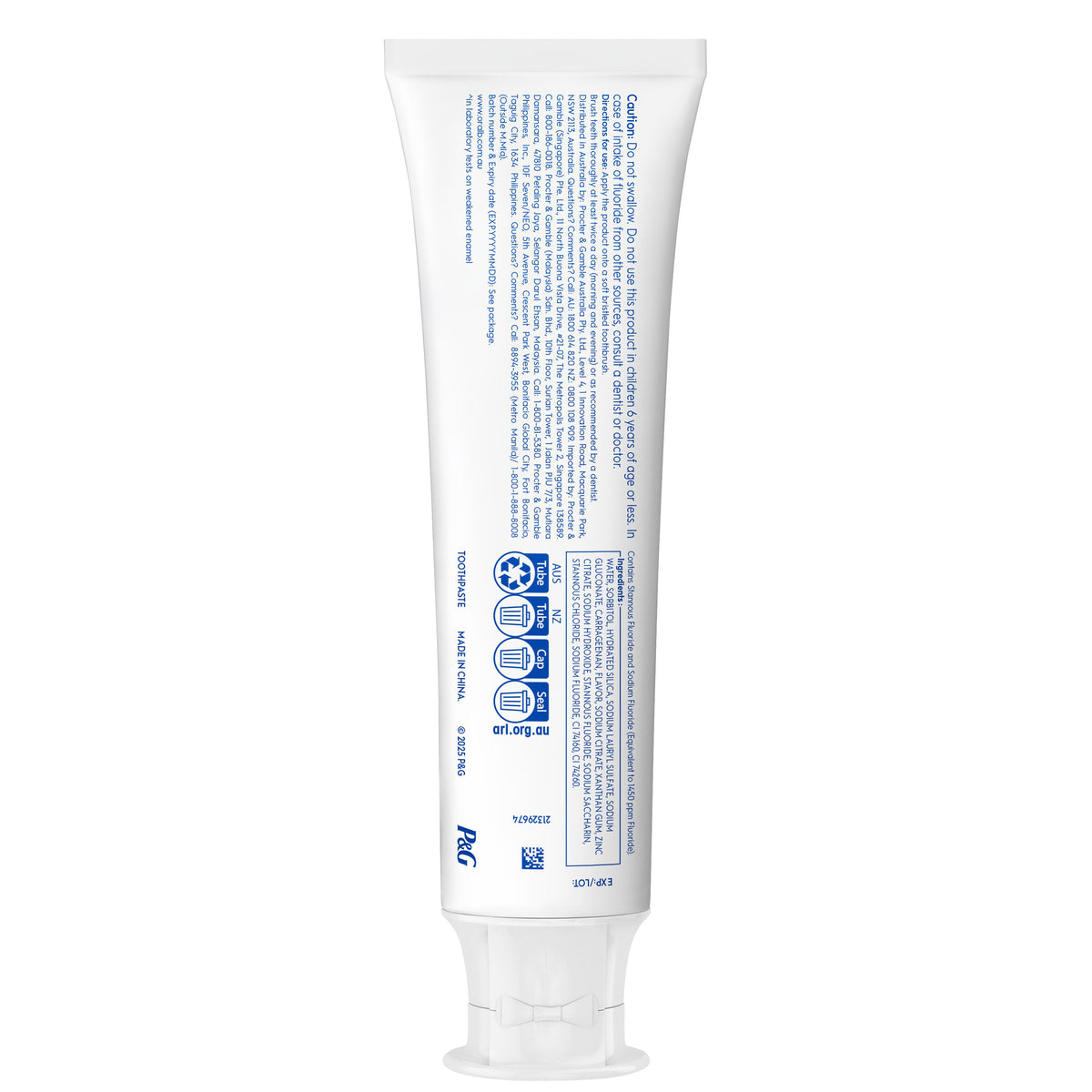 Oral-B G&E Protect Sensit T/P 200g