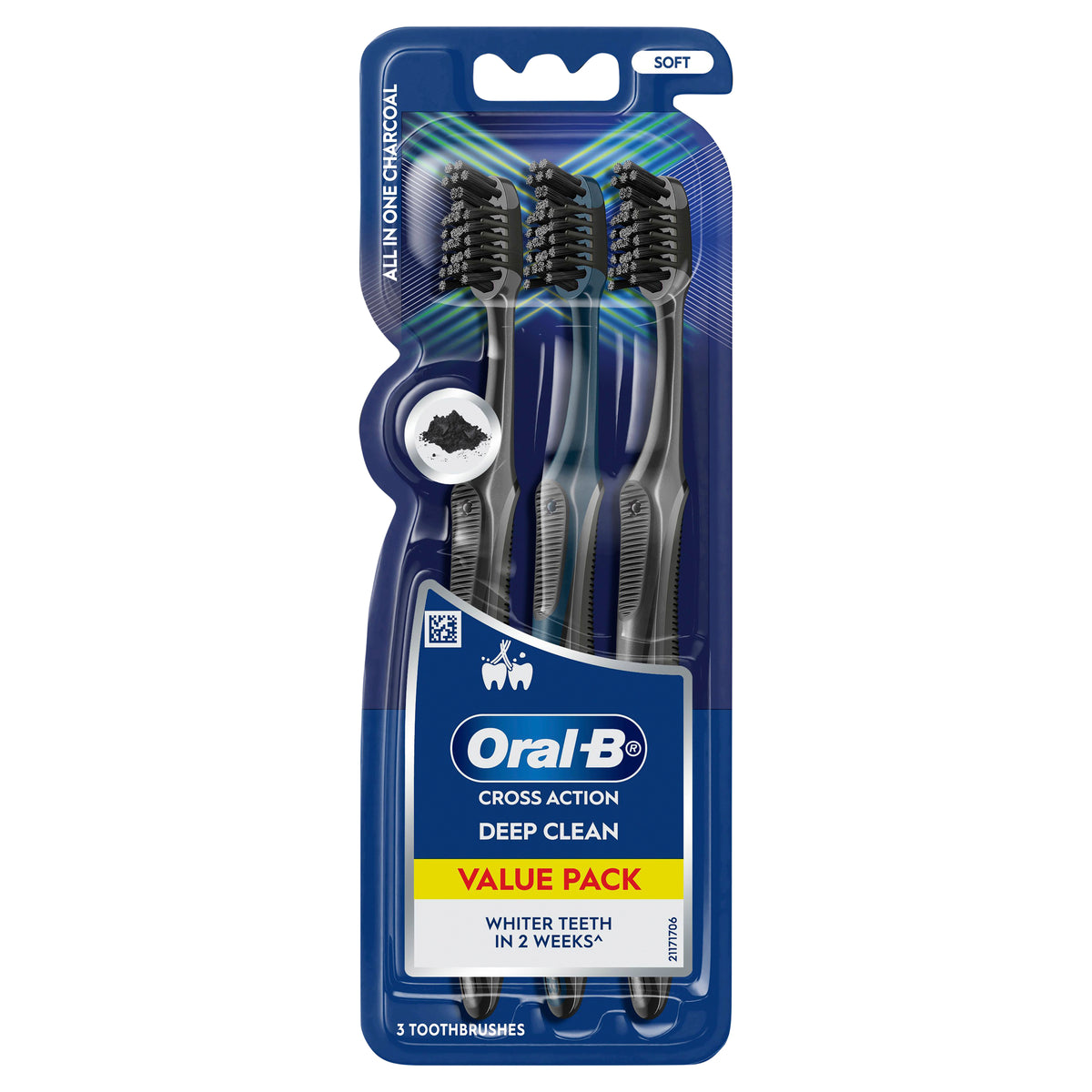 Oral-B C/Act AIO Char Manual T/B 3pk