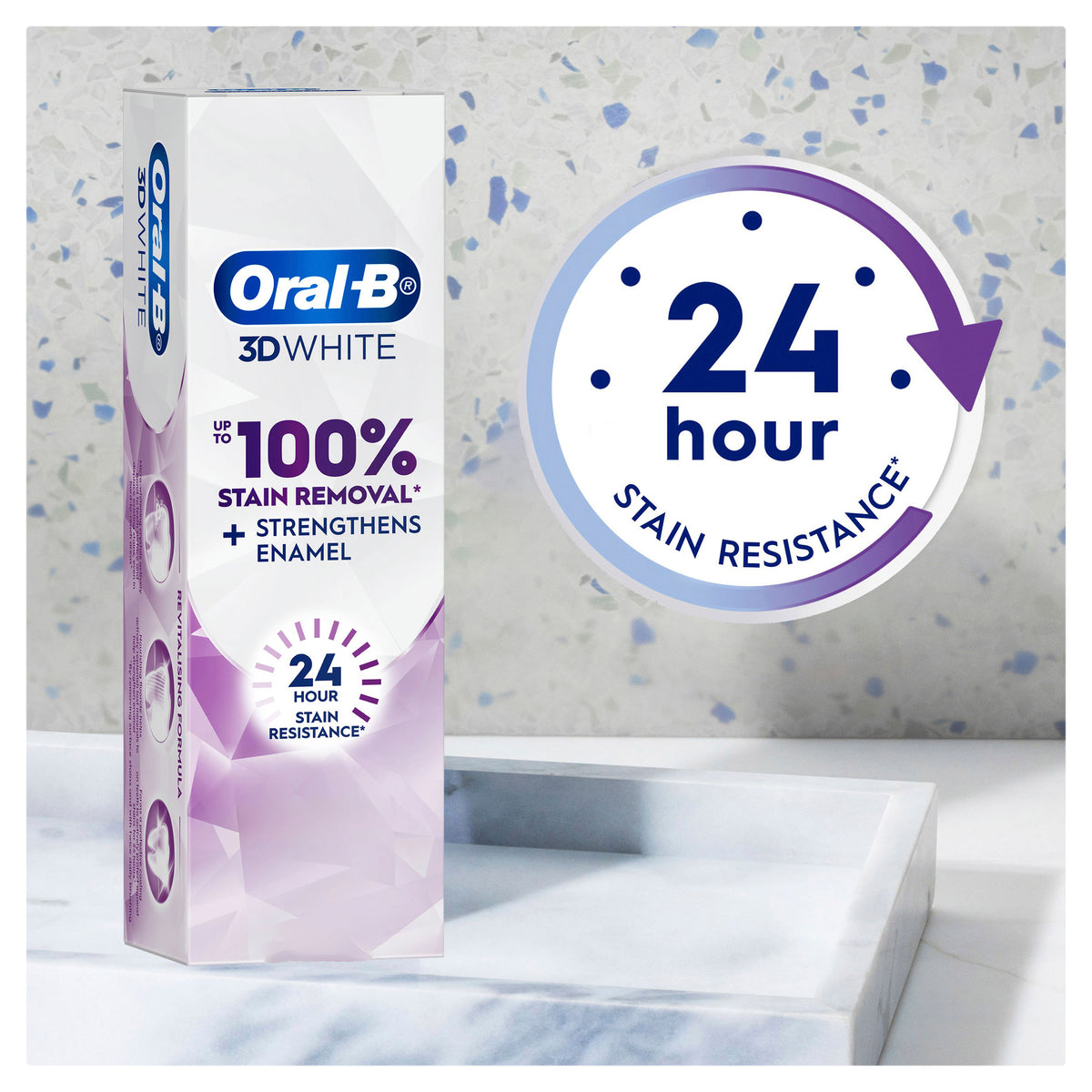 Oral-B 3DWhite Professional White Enamel Strong Toothpaste 90g