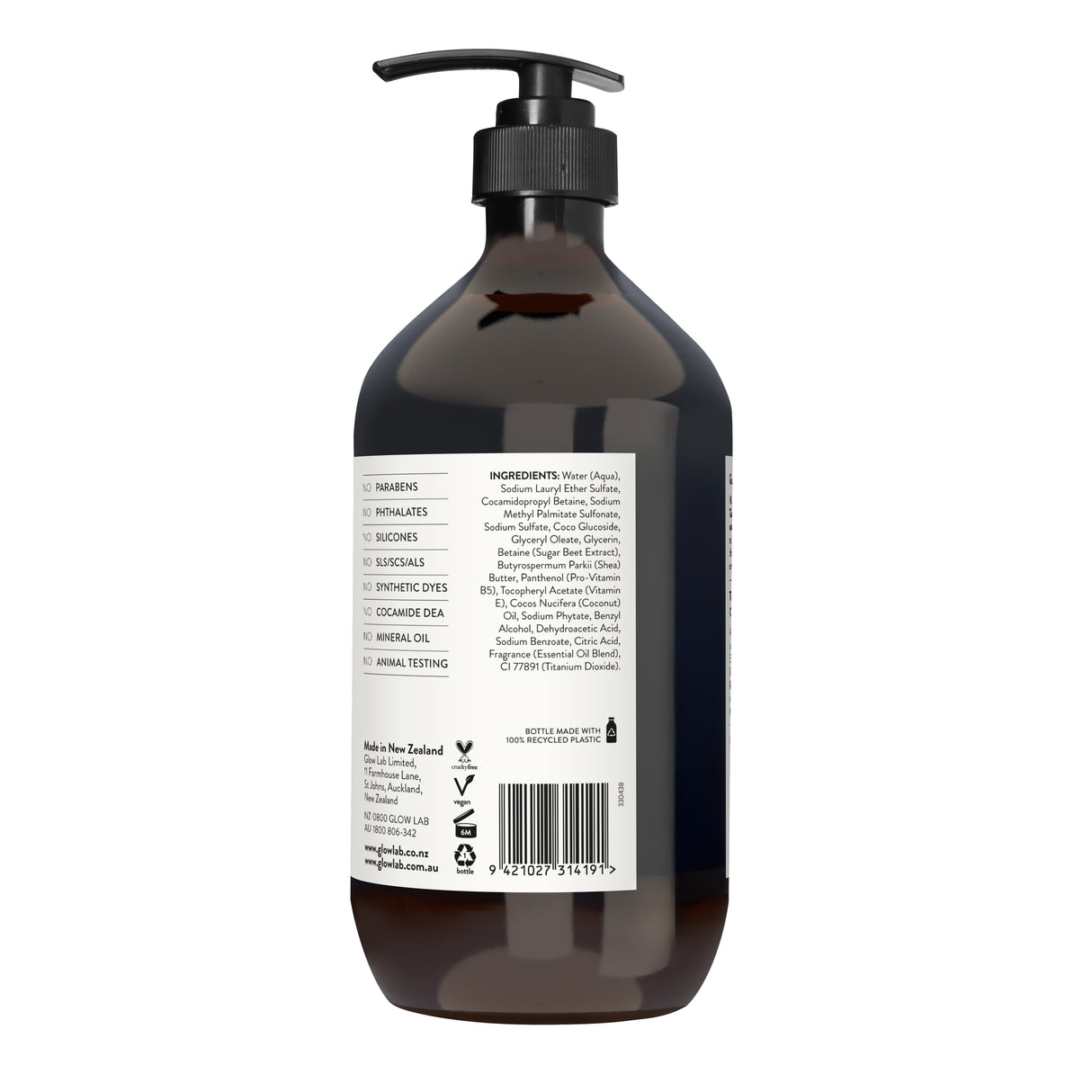 Glow Lab Body Wash Cream 900ml