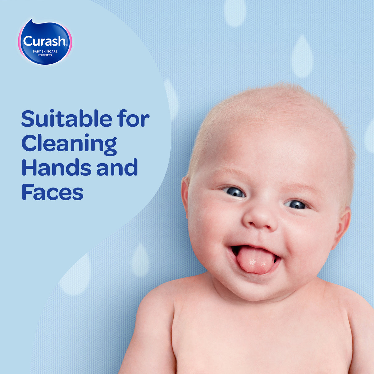 Curash Simply Water Wipes 6 x 80 Pack