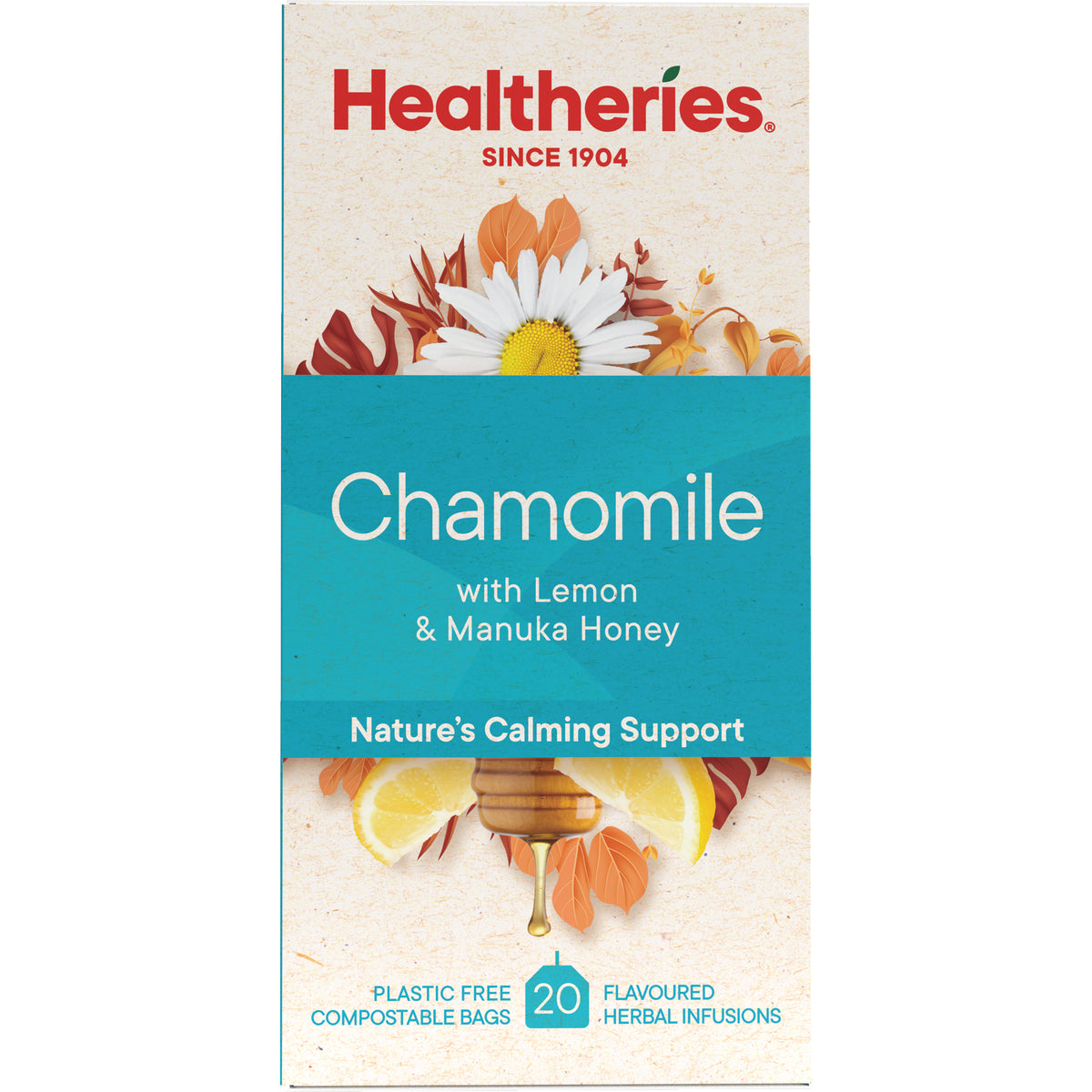 Healtheries Chamomile & Manuka Honey Tea 20 Pack