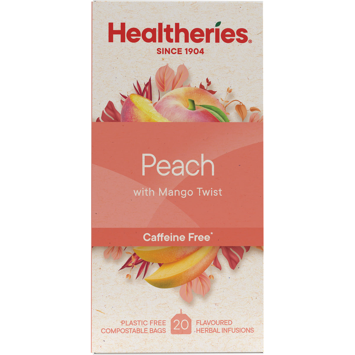 Healtheries Fruit Tea Peach & Mango Twist 20
