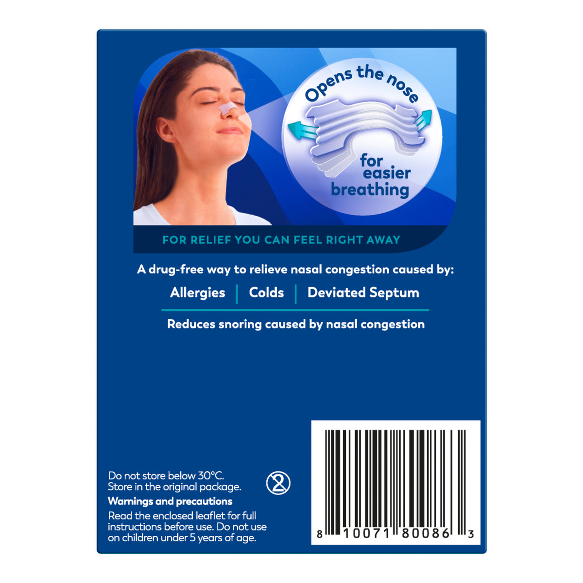 Breathe Right Nasal Strips Extra Strength Clear 44s