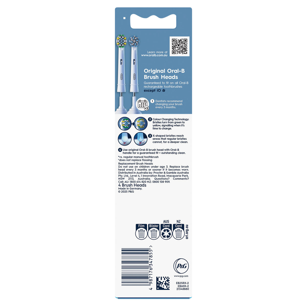 Oral-B Variaty (R) Wht 4pk