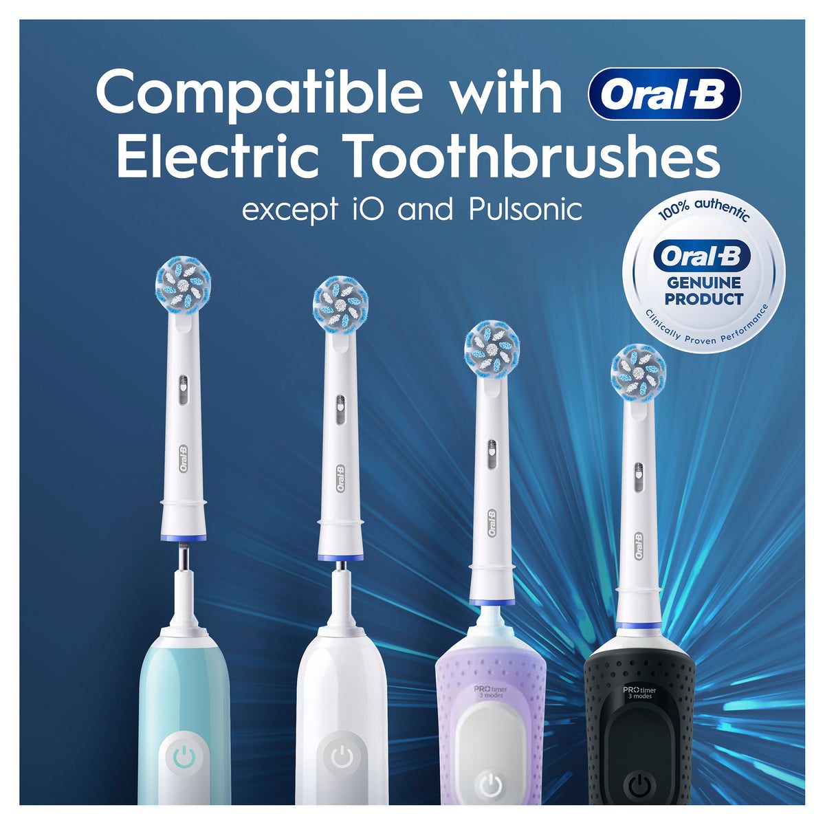 Oral-B Variaty (R) Wht 4pk