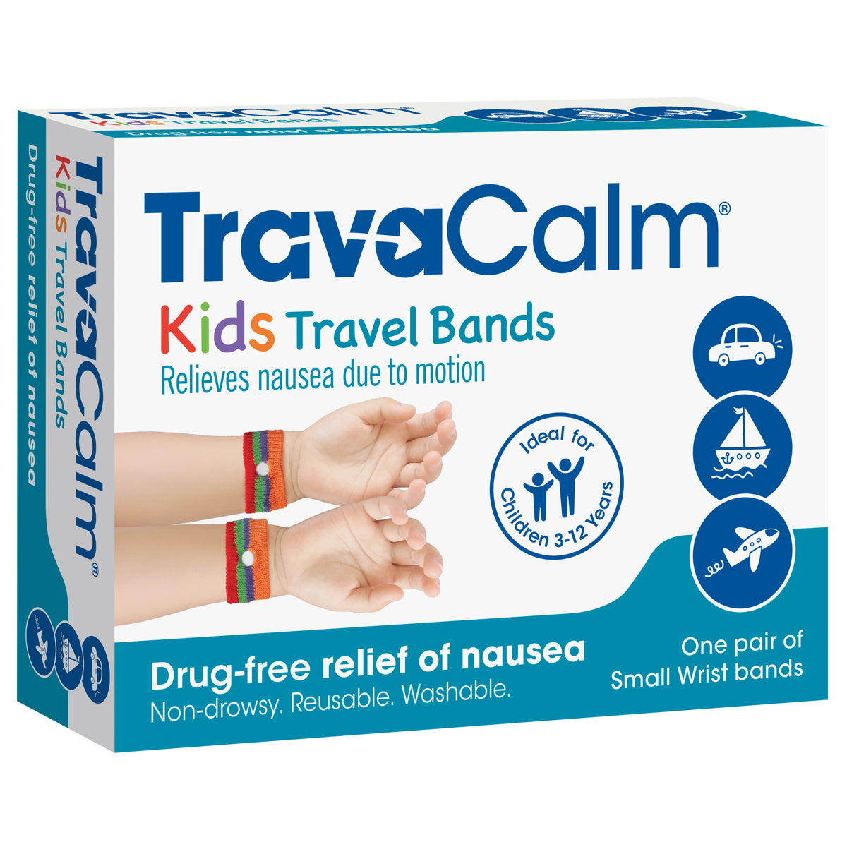TRAVACALM Kids Nausea Cntrl Band 1pr