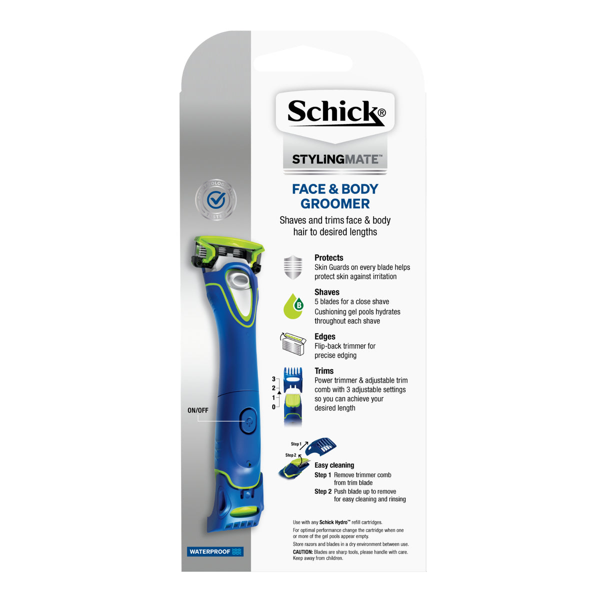 Schick Hydro 5 4-in1 Groomer Razor