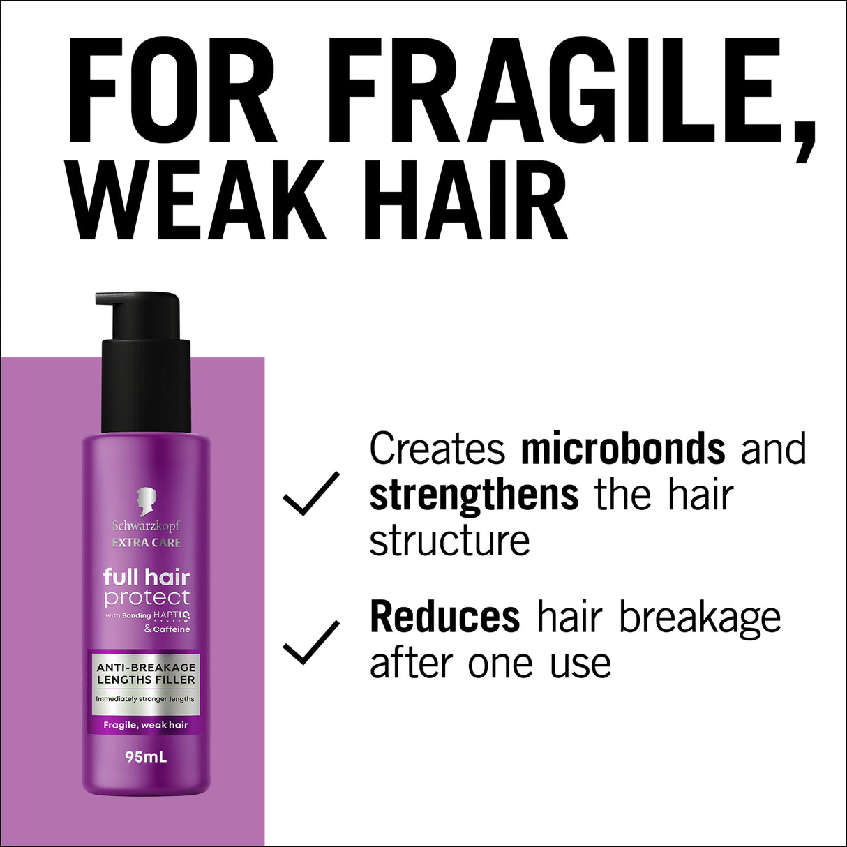 Schwarzkopf Extra Care Full Hair Protect Anti-Breakage Lengths Filler 95ml