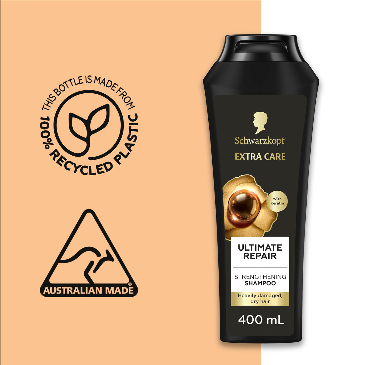 Schwarzkopf Extra Care Ultra Repair Strength Shampoo 400ml