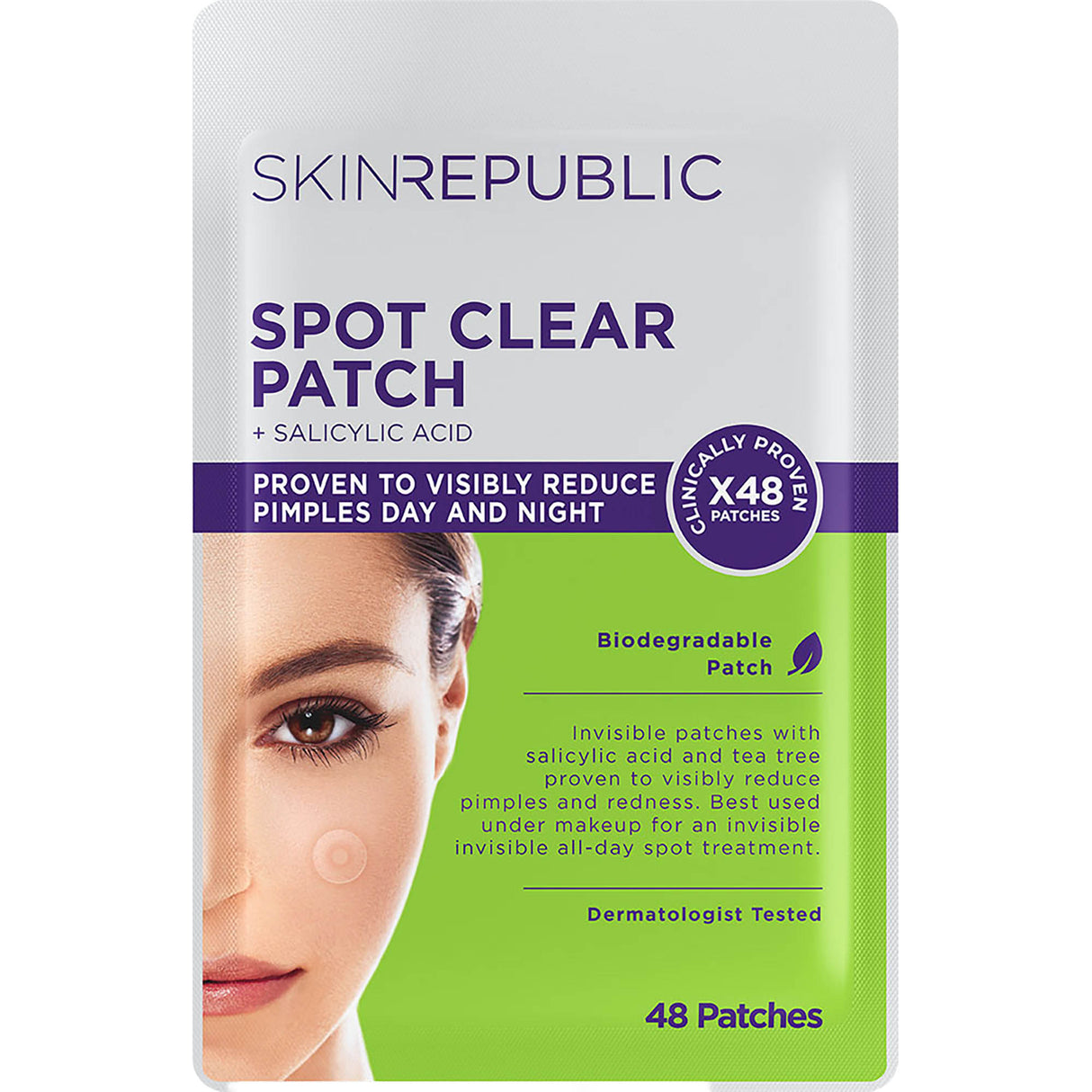 Skin Republic Spot Clear Patches 48s