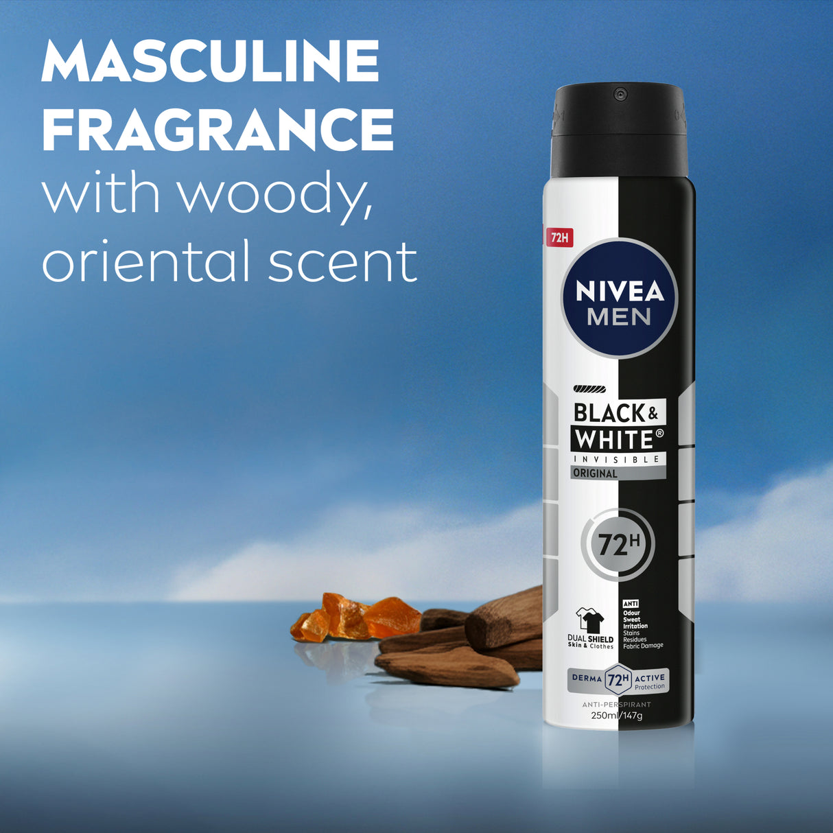 NIVEA Deo Inv. B&W Power Aero 250ml