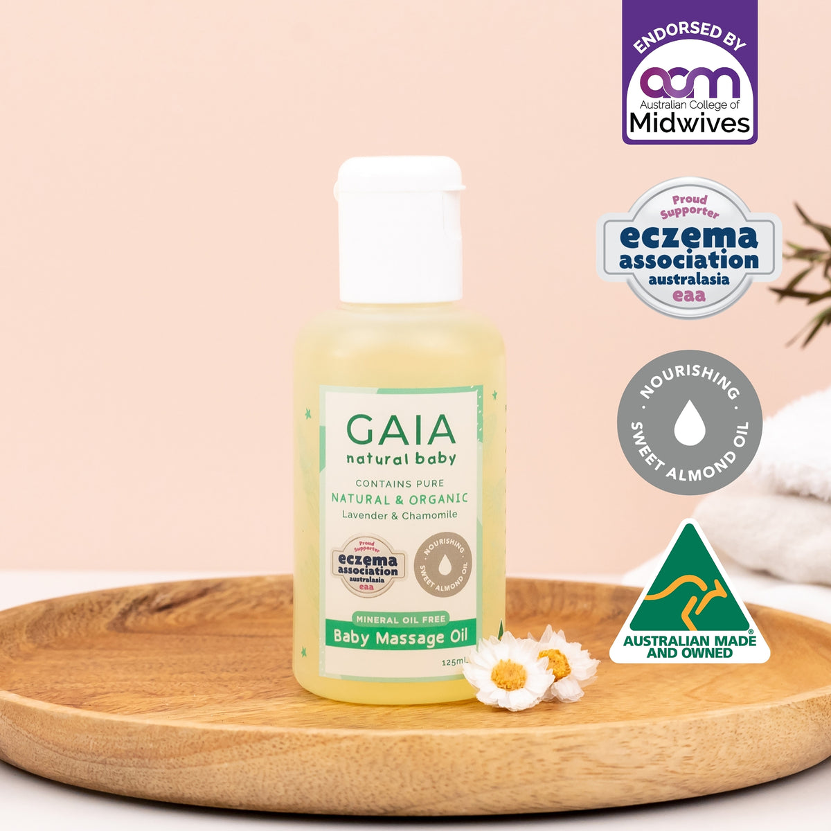 GAIA Baby Massage Oil 125ml