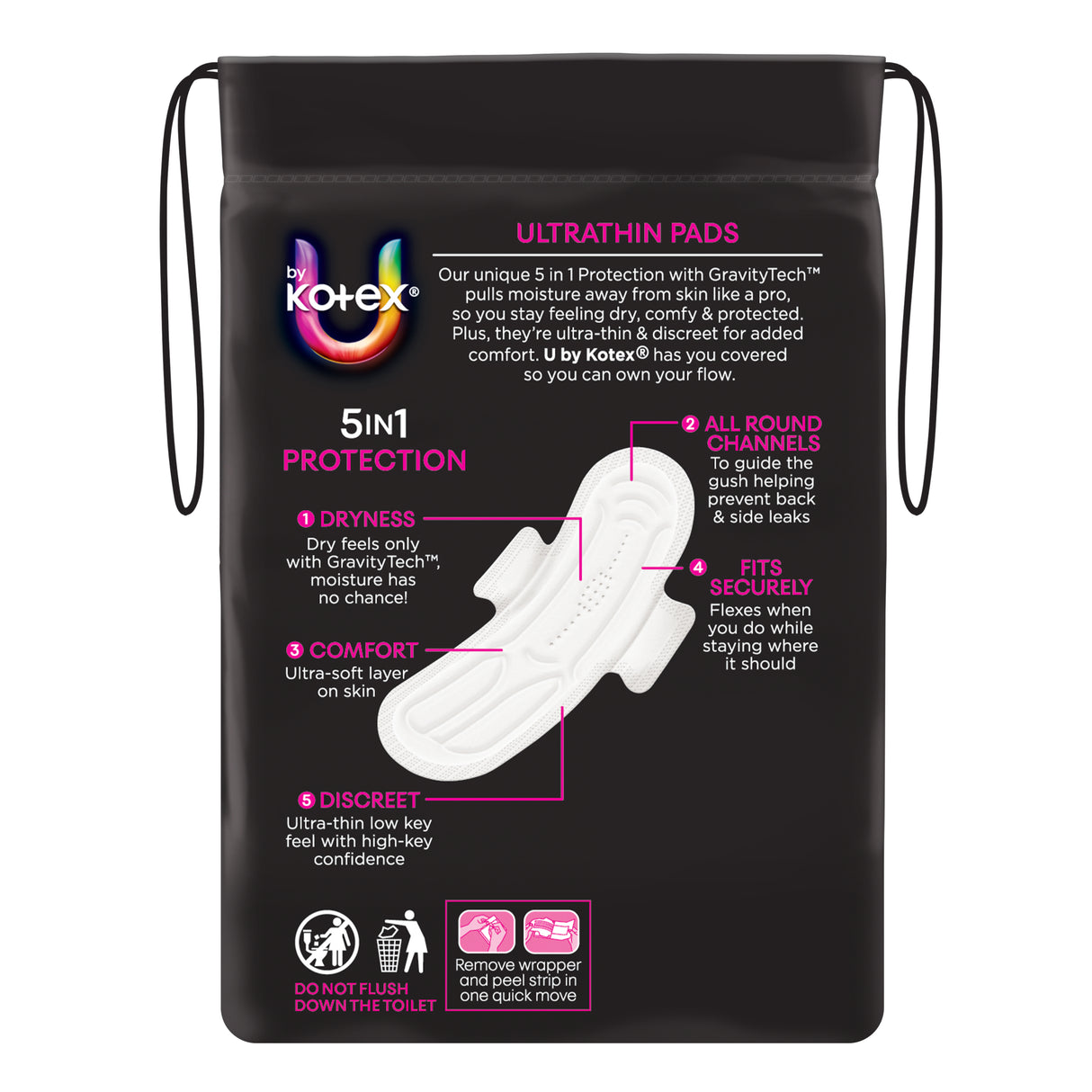U by Kotex Super Ultrathins With Wings 12 Pack