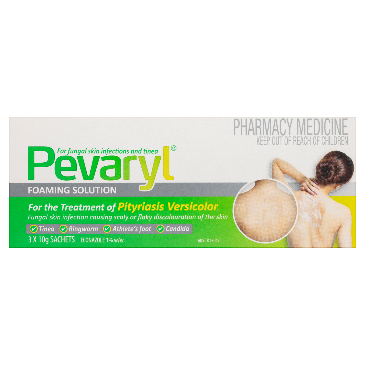 Pevaryl Anti-Fungal Foaming Solution 10 g