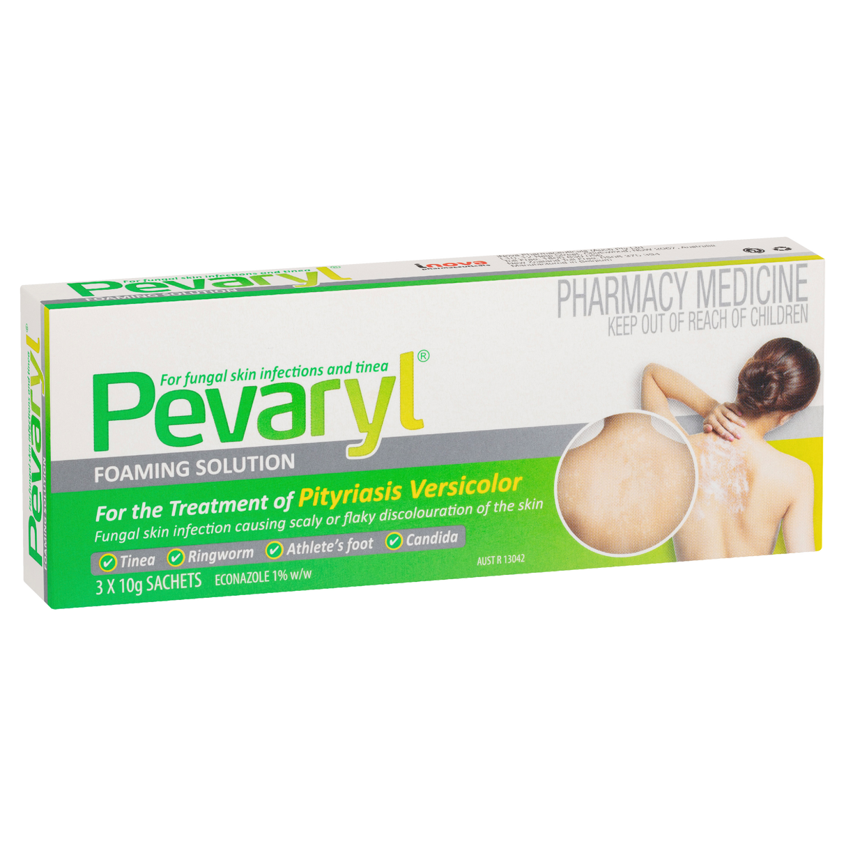 Pevaryl Anti-Fungal Foaming Solution 10 g