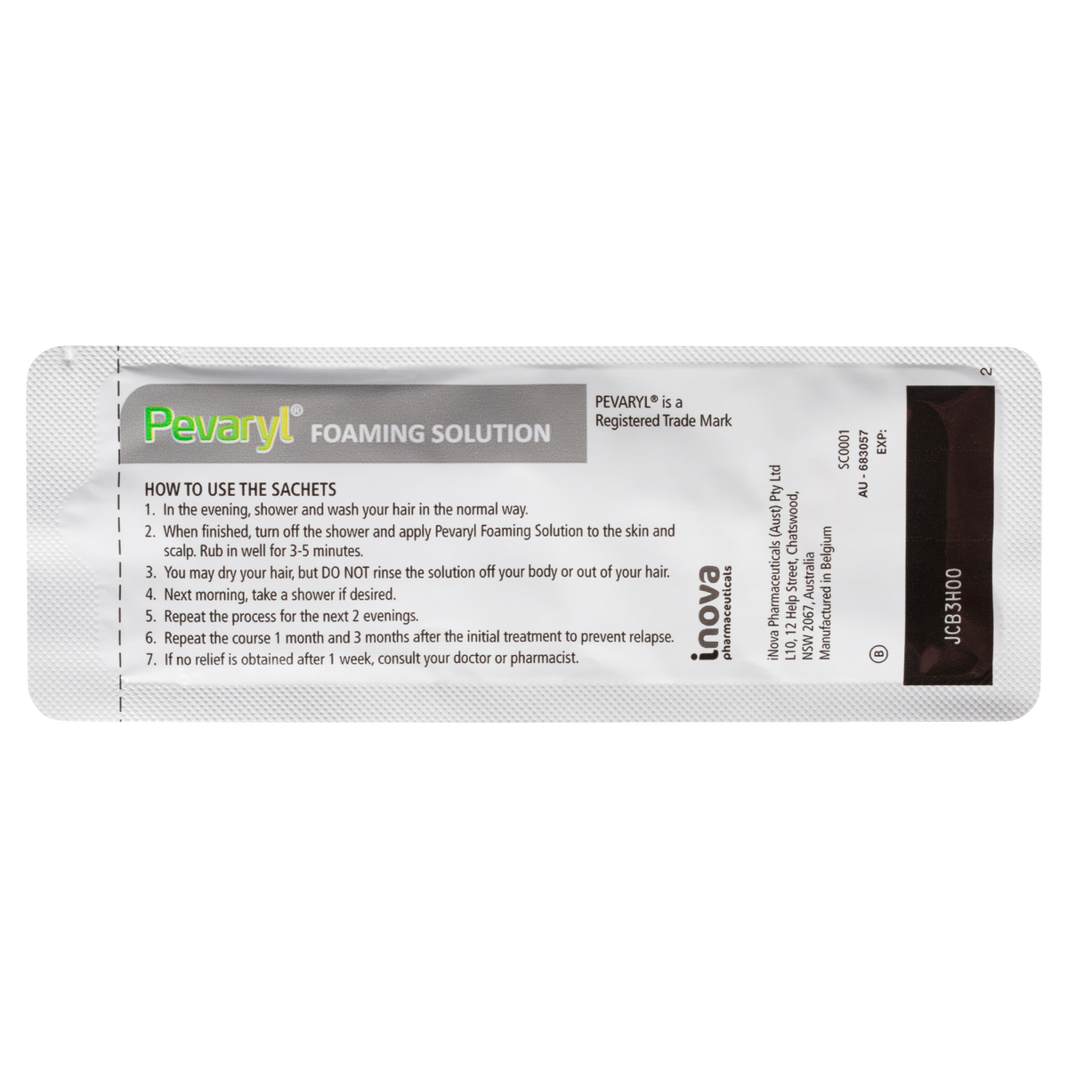 Pevaryl Anti-Fungal Foaming Solution 10 g