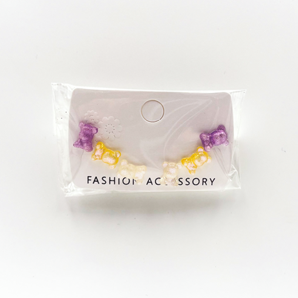 BC Earrings Fashion Studs Assorted 3pk