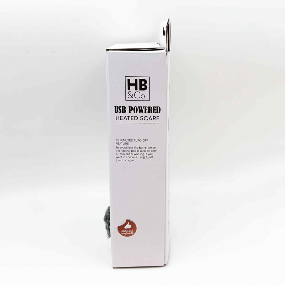 HB&Co USB Electric Heated Warm Scarf