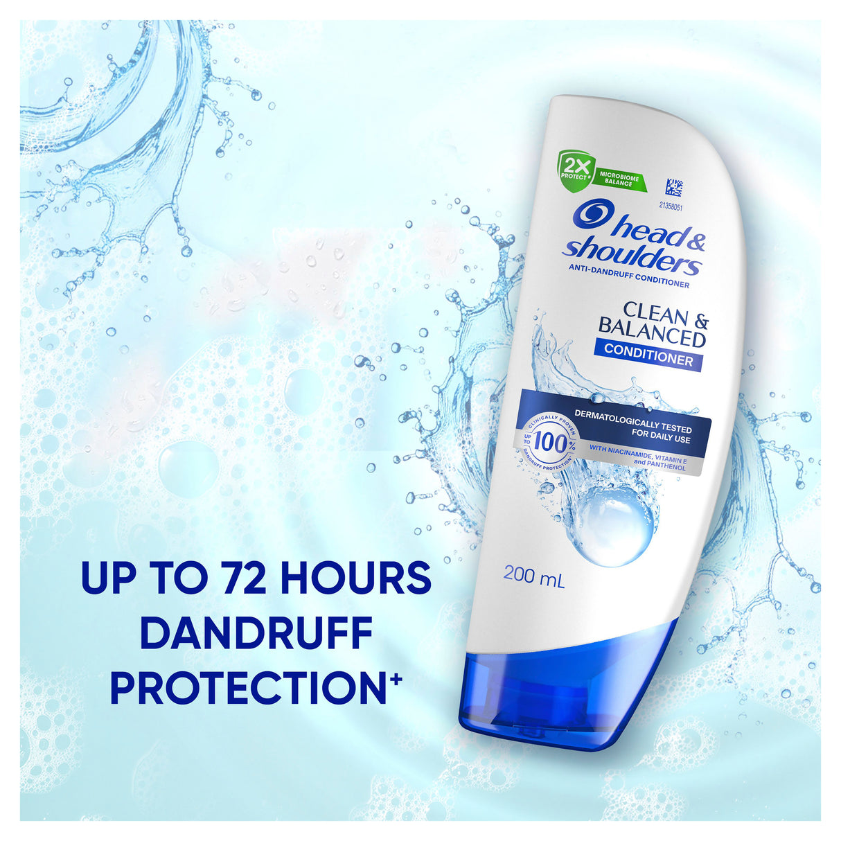 Head & Shoulders Clean & Balanced Conditioner 200ml