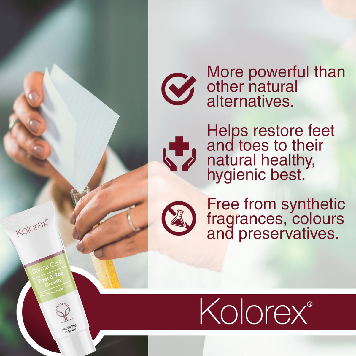 KOLOREX Foot/Toe Care Cr. Tube 25g