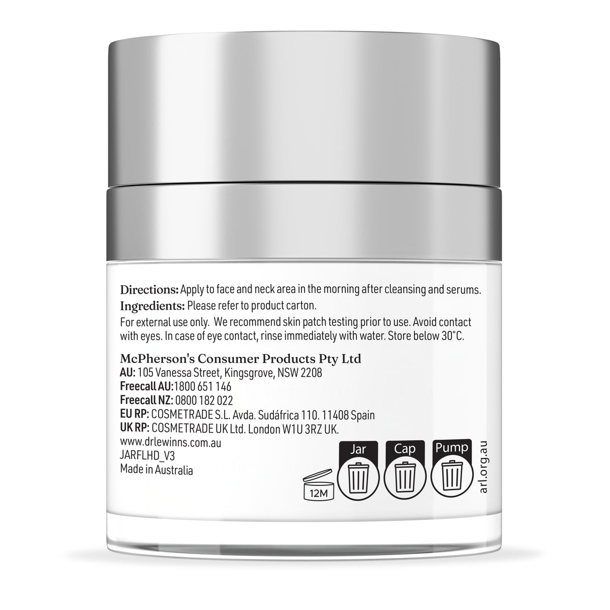 Dr. LeWinn's Line Smoothing Complex Hydrating Day Cream 30G