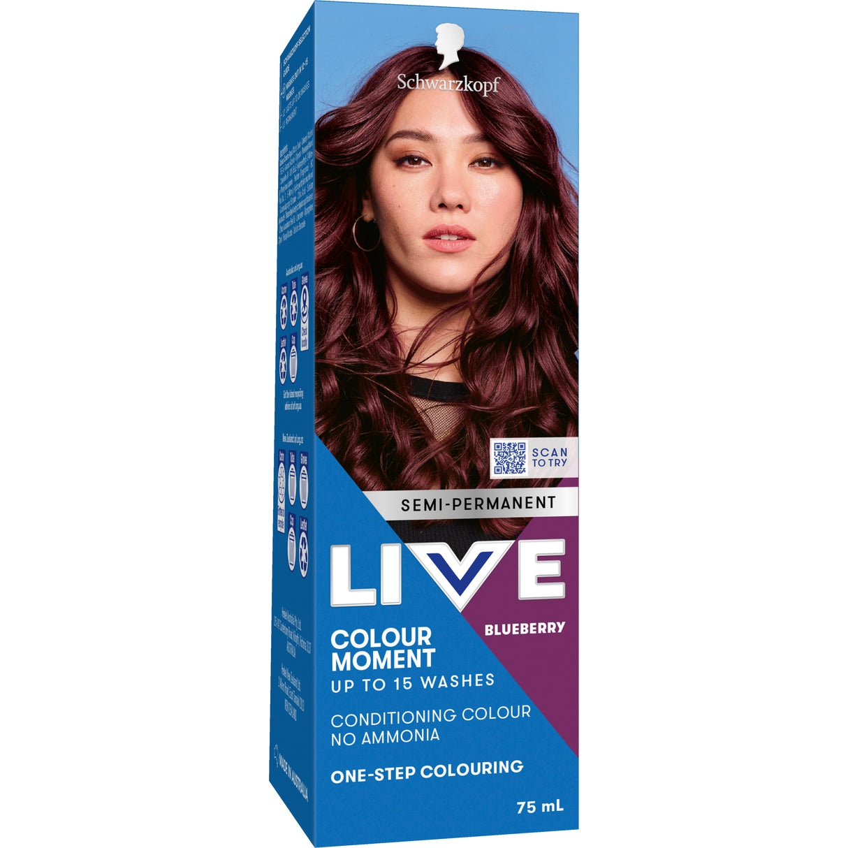 Schwarzkopf Live Colour Blueberry 75mL
