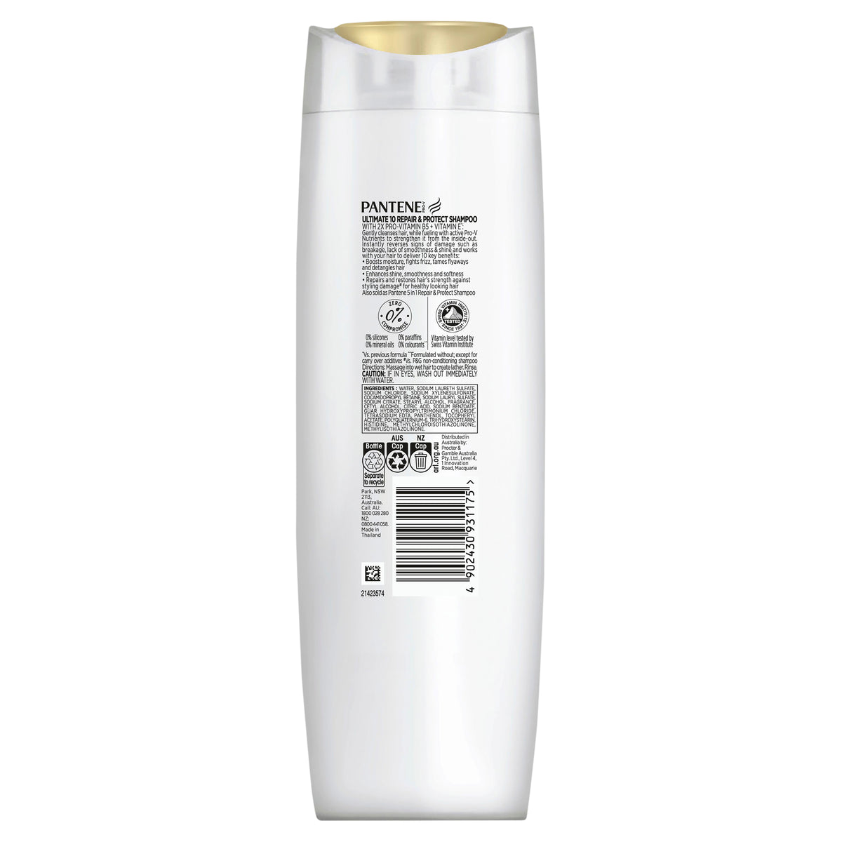 PANTENE Ultimate 10 R&P Shampoo 375ml