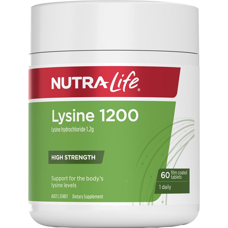 Nutra-Life LYSINE 1200mg tab 60s