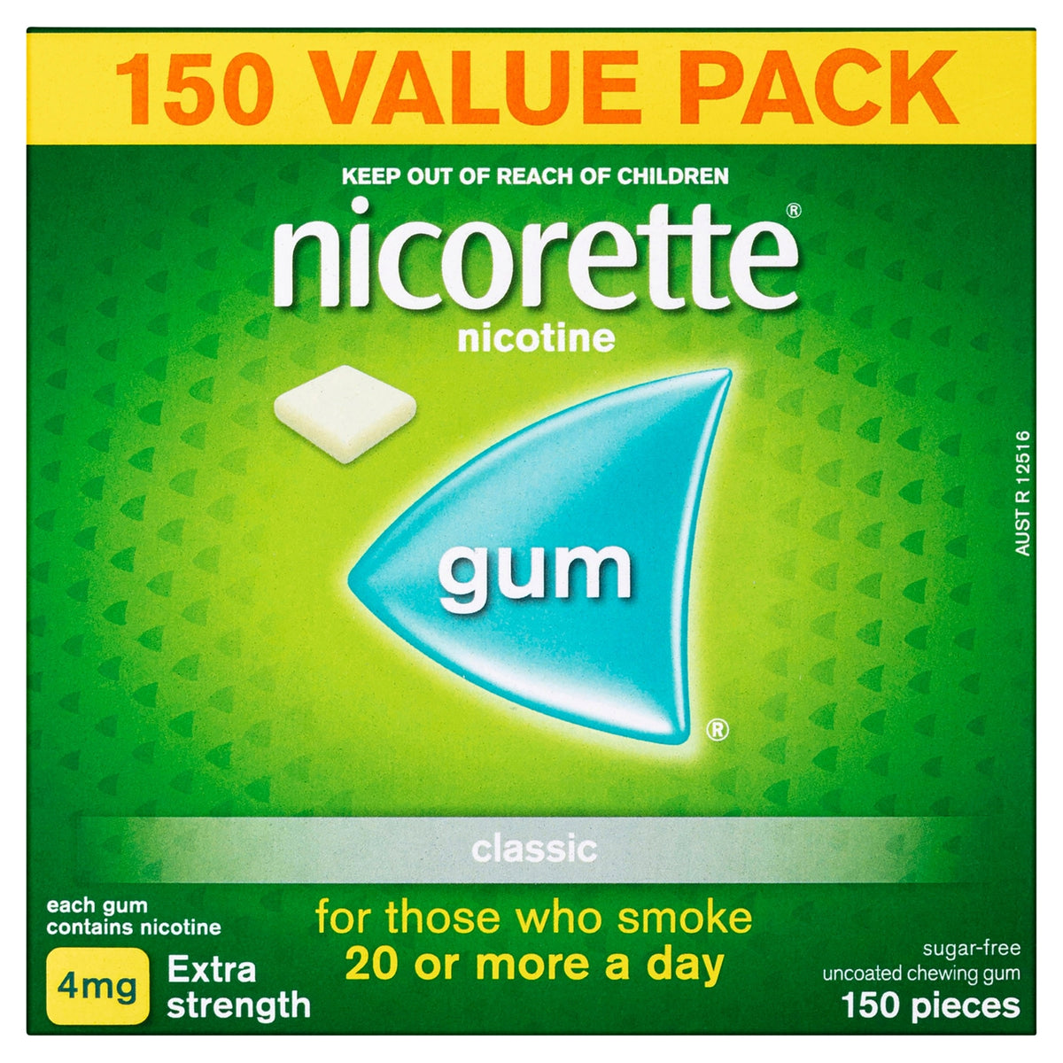 NICORETTE Gum Classic 4mg 150s