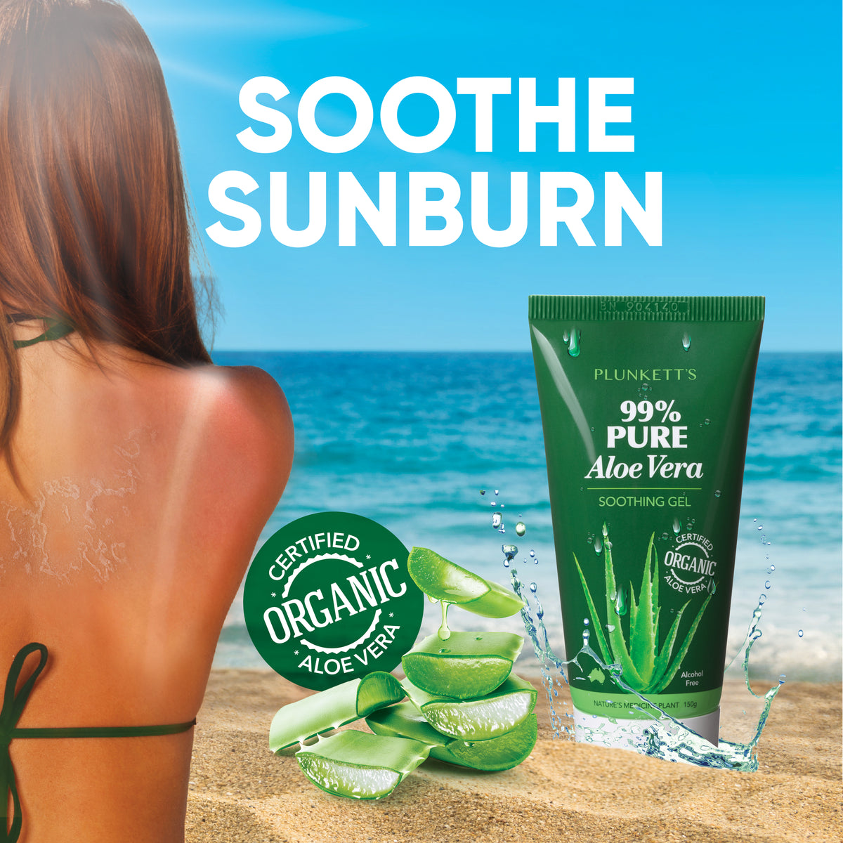 Plunkett's 99% Pure Aloe Vera Soothing Gel 240mL