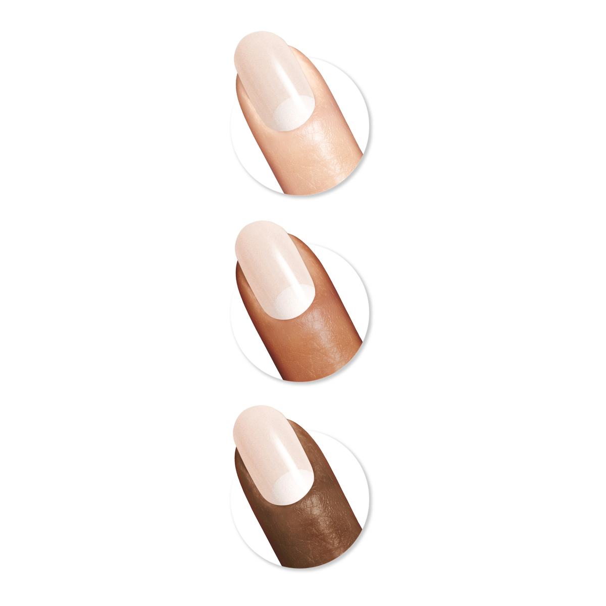 Sally Hansen Salon Effects Perfect Manicure Press On Nails Moon-Ami