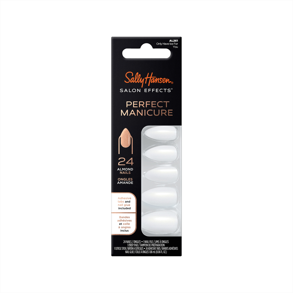 Sally Hansen Salon Effects Perfect Manicure Press On Nails Only Have Ice For You