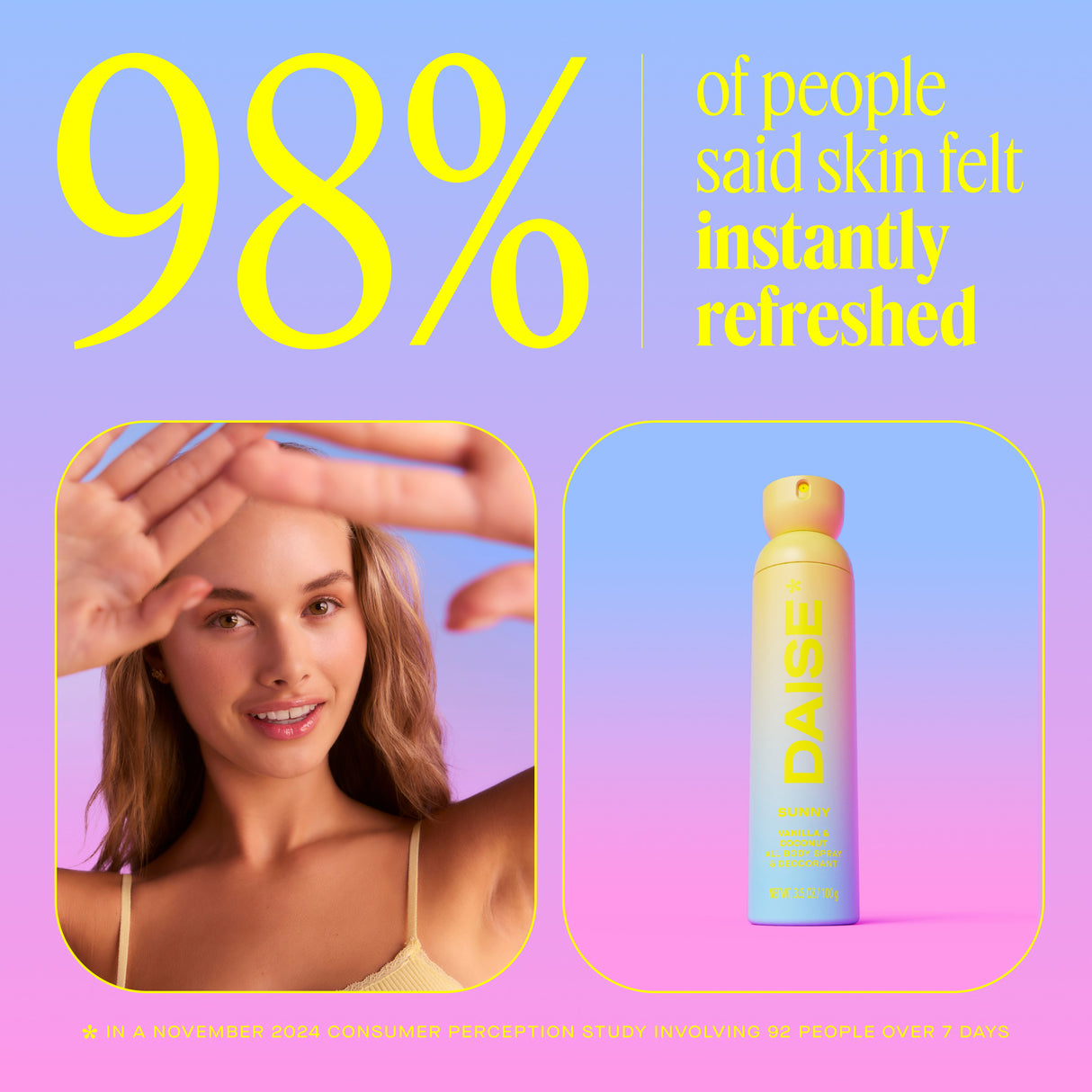 DAISE Sunny Full Body Deodorant Spray 120ml