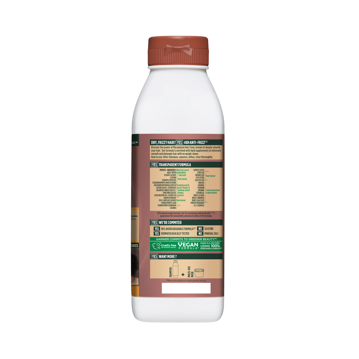 Garnier Fructis Hair Food Macadamia Conditioner 350ml
