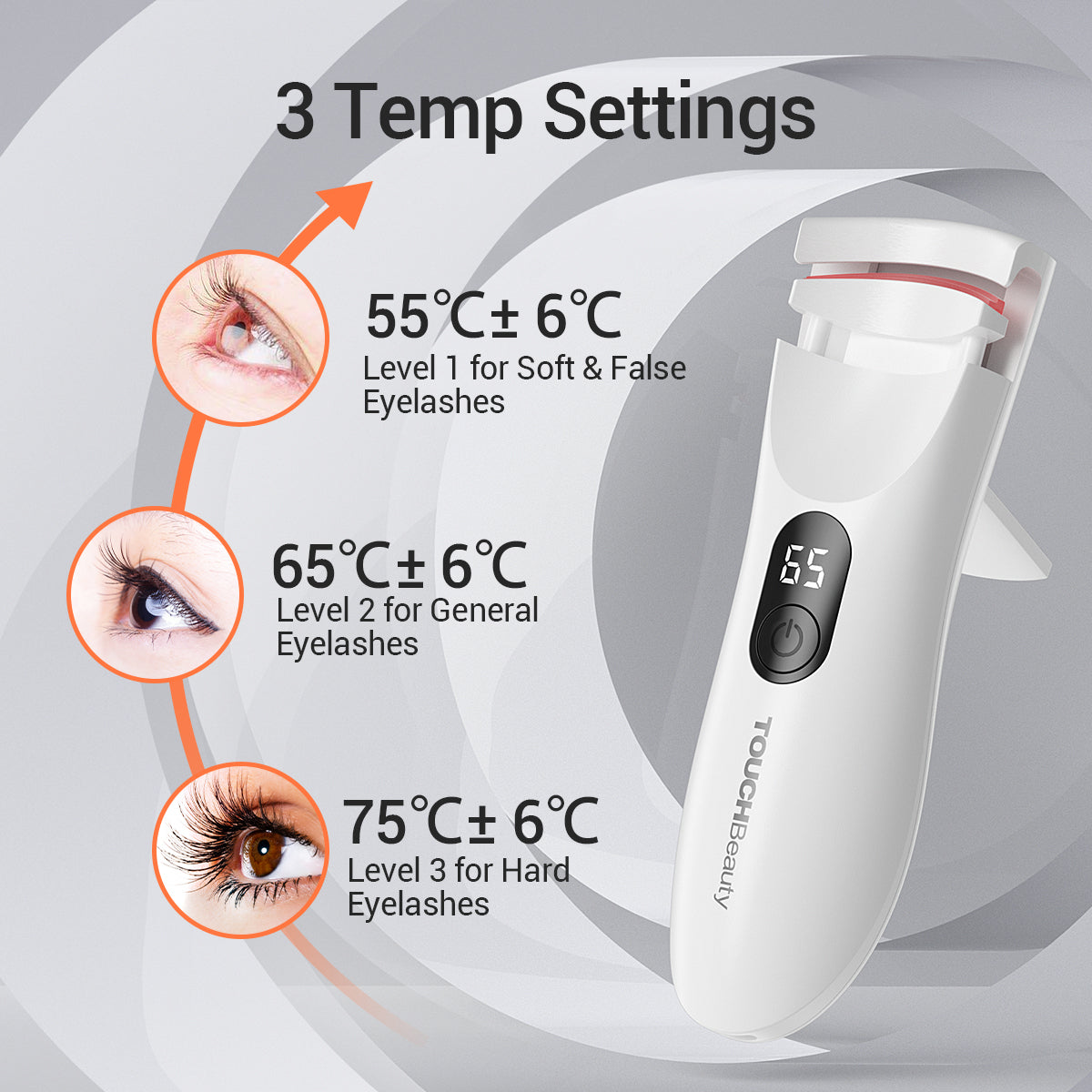 TOUCHBeauty Digital Heated Eyelash Curler