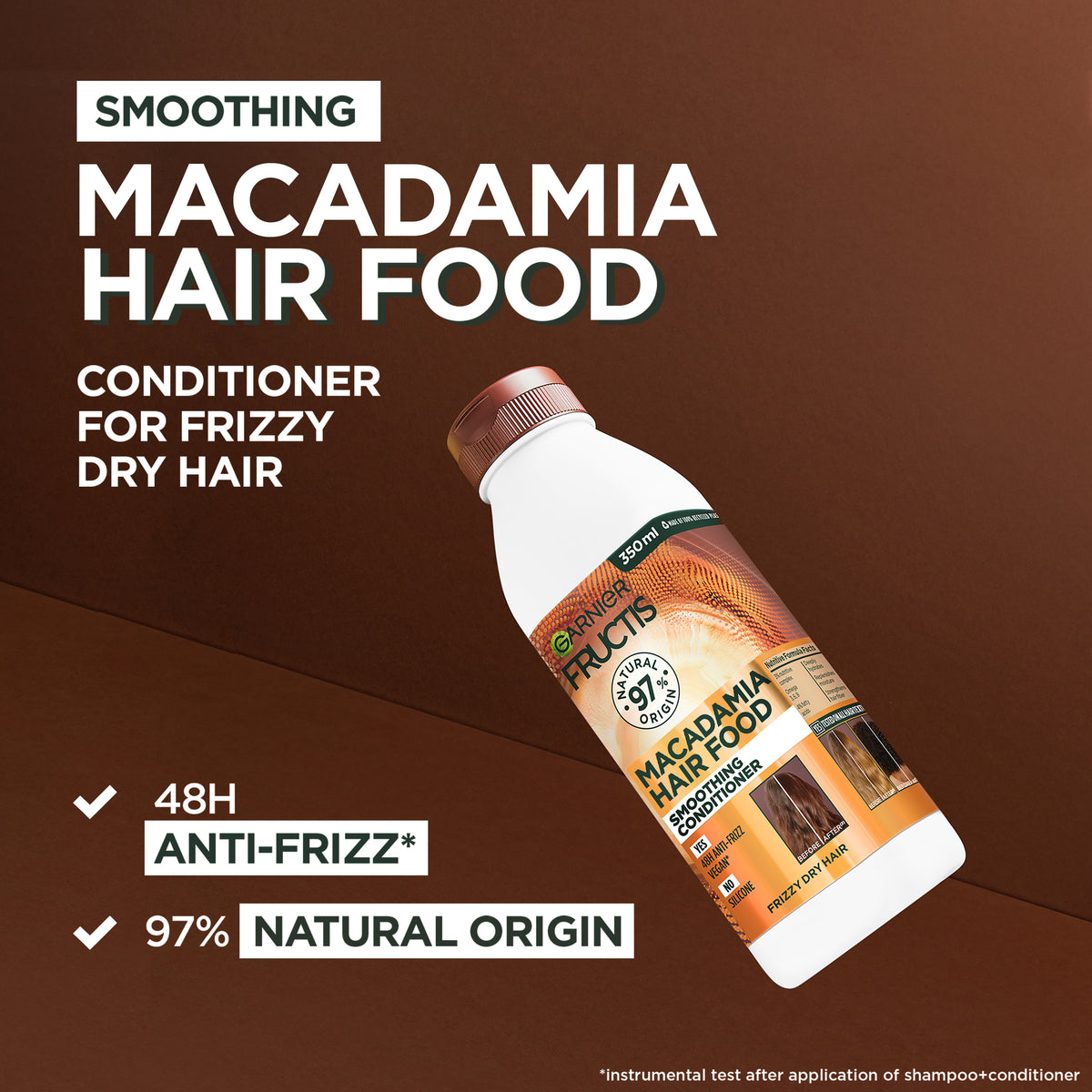 Garnier Fructis Hair Food Macadamia Conditioner 350ml