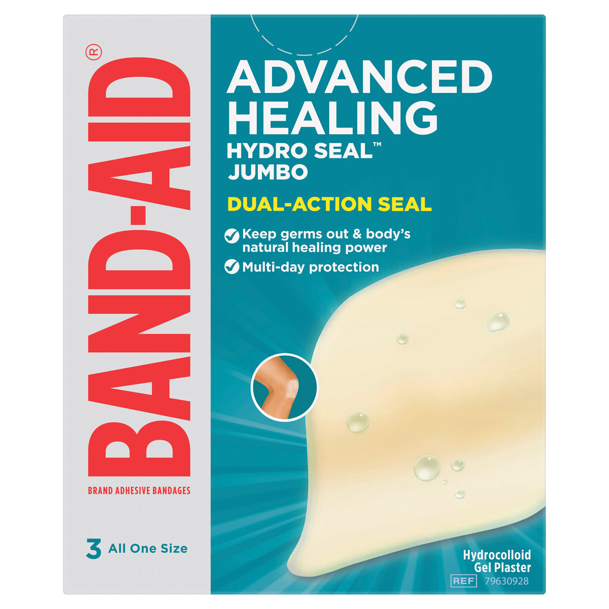 Band-Aid Advanced Healing Hydro Seal Jumbo 3 Pack