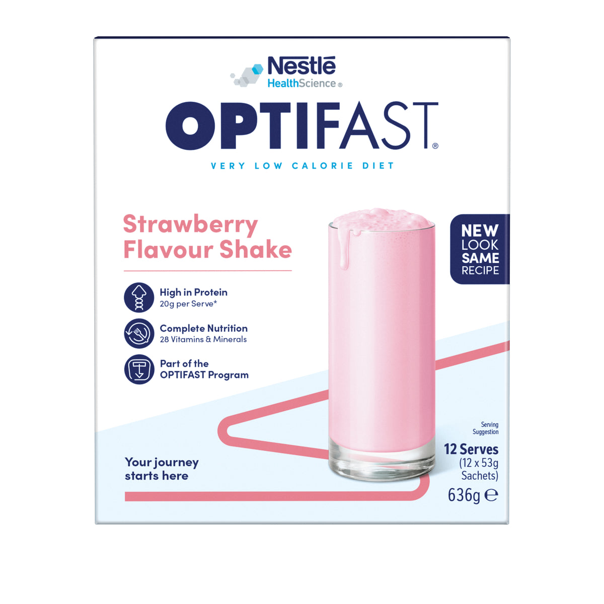 OPTIFAST VLCD Shake Strawberry 12x53g