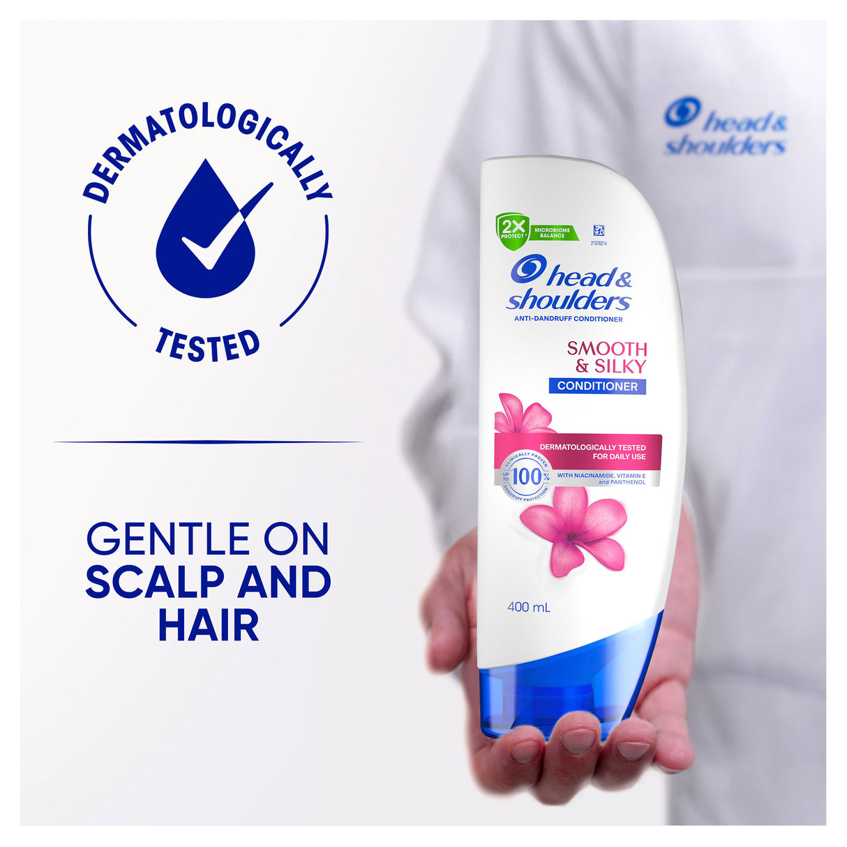 Head & Shoulders Smooth & Silky Anti Dandruff Conditioner for Smooth & Silky Hair 400 ml