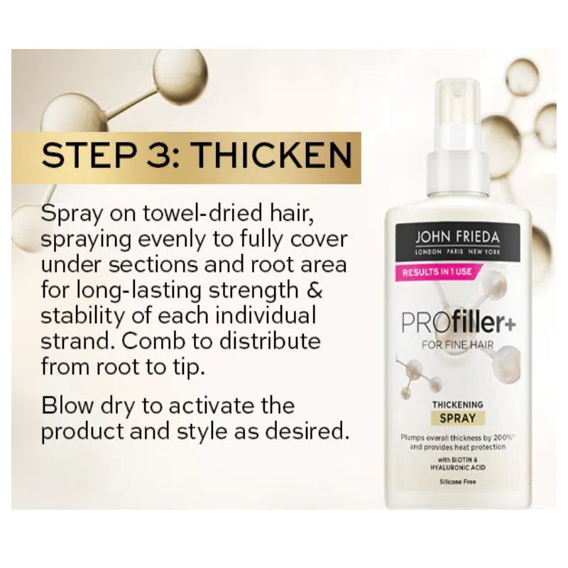 John Freida Profiller & Thickening Spray 150ml