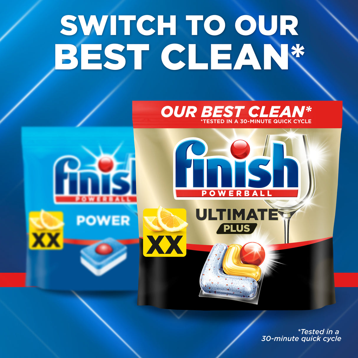 Finish Classic Dishwasher Tablets 110 Pack Lemon